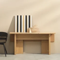 Discount Design House Stockholm Flip table, Oak 160 cm Beige