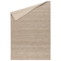New Scandi Living Flock wool carpet , 170x240 cm Beige