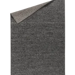 Hot Scandi Living Flock wool carpet dark , 170x240 cm Grey