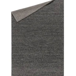 Outlet Scandi Living Flock wool carpet dark , 200x300 cm Grey