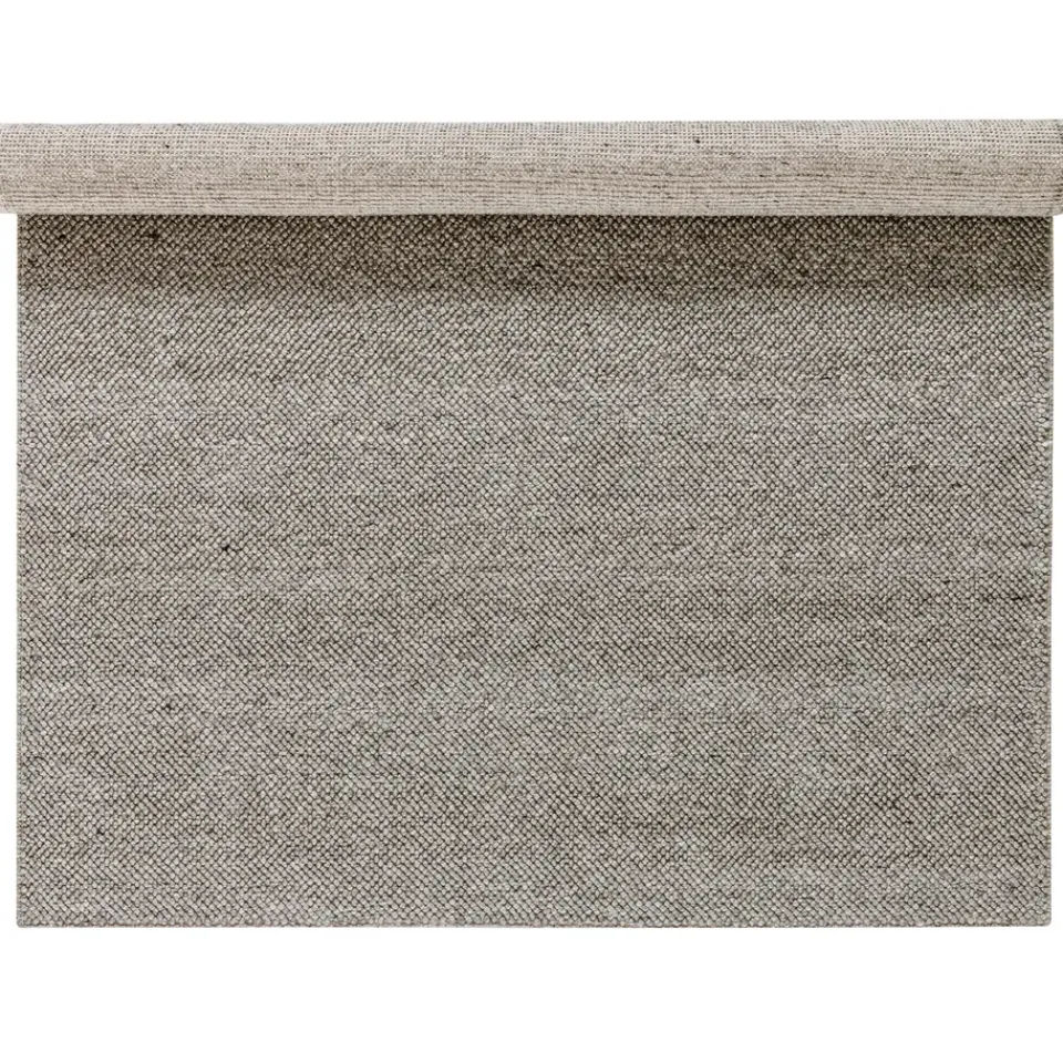 Wool Rugs^Scandi Living Flock wool carpet nature , 200x300 cm Grey