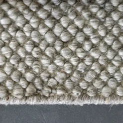 Wool Rugs^Scandi Living Flock wool carpet nature , 200x300 cm Grey
