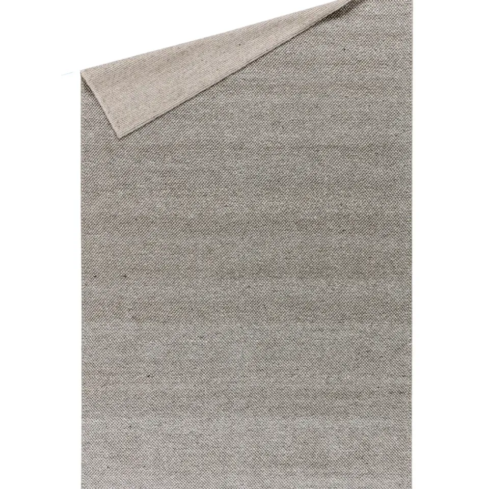 Wool Rugs^Scandi Living Flock wool carpet nature , 200x300 cm Grey