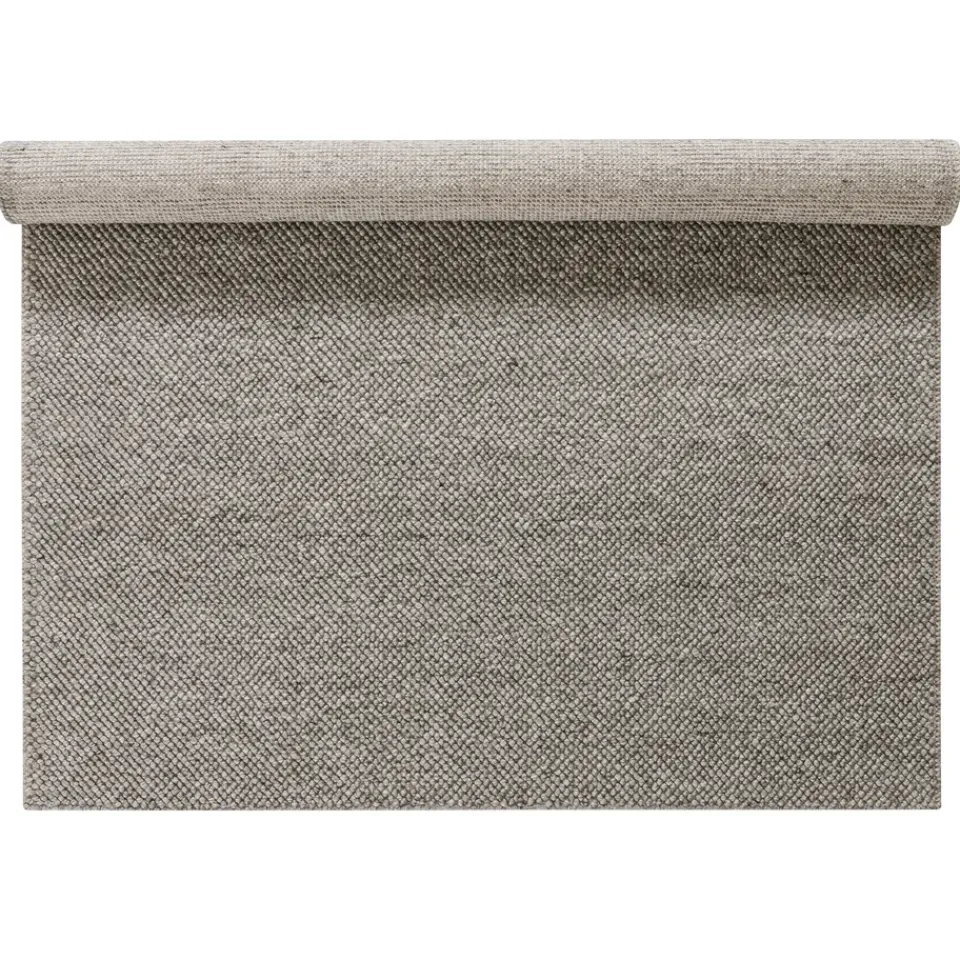 Wool Rugs^Scandi Living Flock wool carpet nature , 170x240 cm Grey