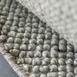 Wool Rugs^Scandi Living Flock wool carpet nature , 170x240 cm Grey