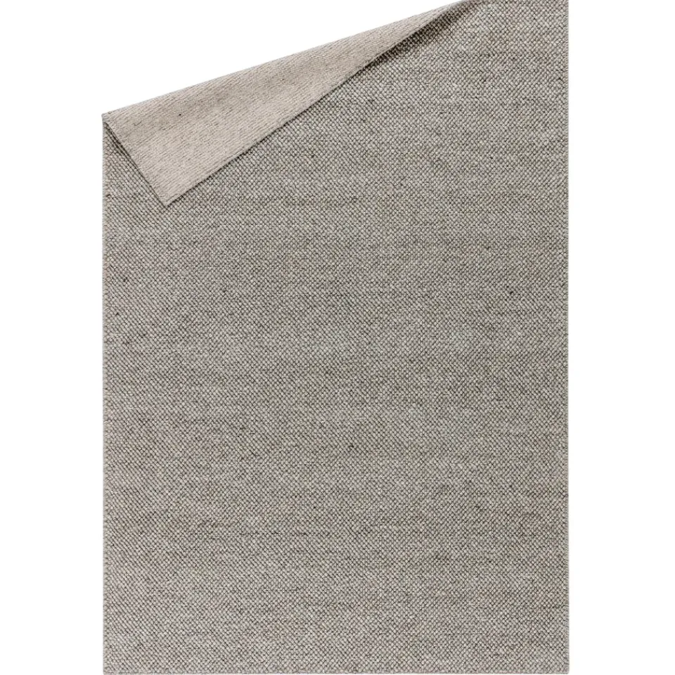 Wool Rugs^Scandi Living Flock wool carpet nature , 170x240 cm Grey