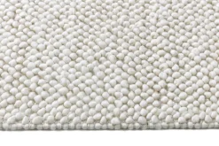 Wool Rugs^Scandi Living Flock wool rug natural , 200x300 cm White