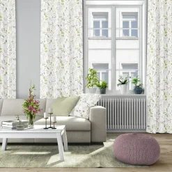 Fabric By The Metre^Arvidssons Textil Floral Frenzy fabric, Green