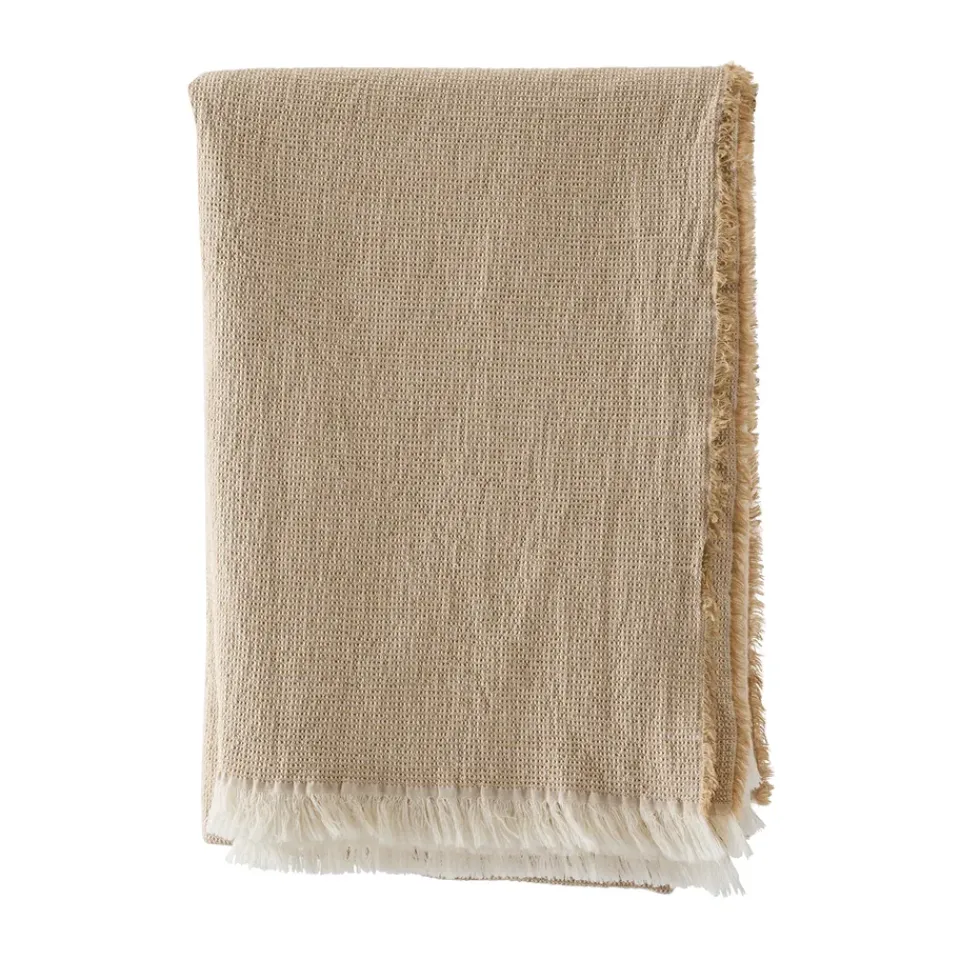 Online Tell Me More Florian throw 135x200 cm, Beige BeigeWhite