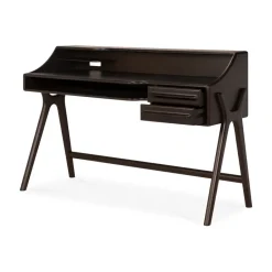 Desks^Ethnicraft Flow desk, Rose mahogany, 140x55 cm Brown