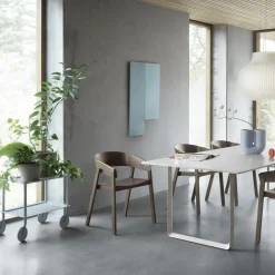Clearance Muuto Flow 2-layer trolley 57 cm, Grey