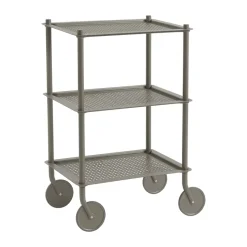 Serving Trolleys^Muuto Flow 3-layer trolley 90 cm, Taupe Beige