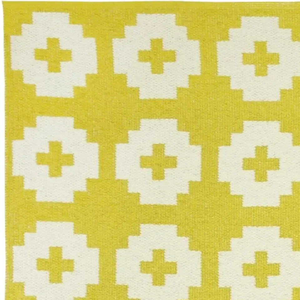 Plastic Rugs^Brita Sweden Flower rug large sun , 170x250 cm Yellow