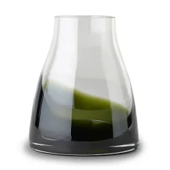 Vases^Ro Collection Flower vase no. 2, Moss green GreenTransparent