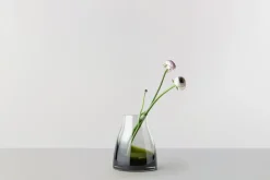 Vases^Ro Collection Flower vase no. 2, Moss green GreenTransparent