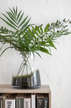 Vases^Ro Collection Flower vase no. 2, Moss green GreenTransparent