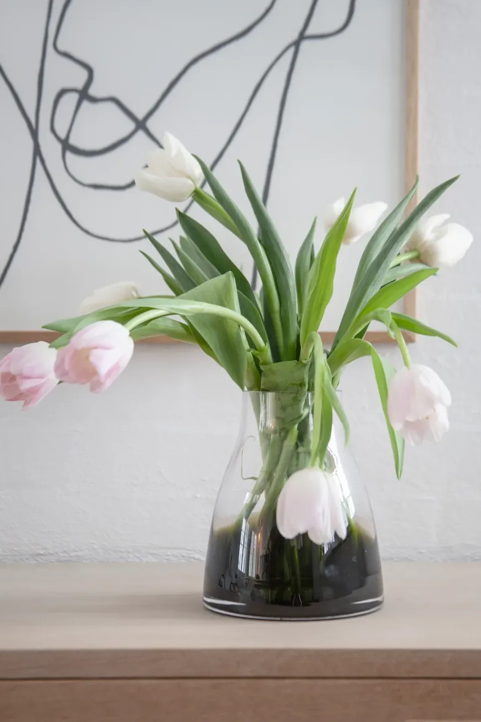 Vases^Ro Collection Flower vase no. 2, Moss green GreenTransparent