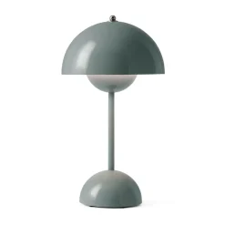 Bedside Lamps|Portable Lighting^&Tradition Flowerpot portable table lamp VP9, Stone Blue