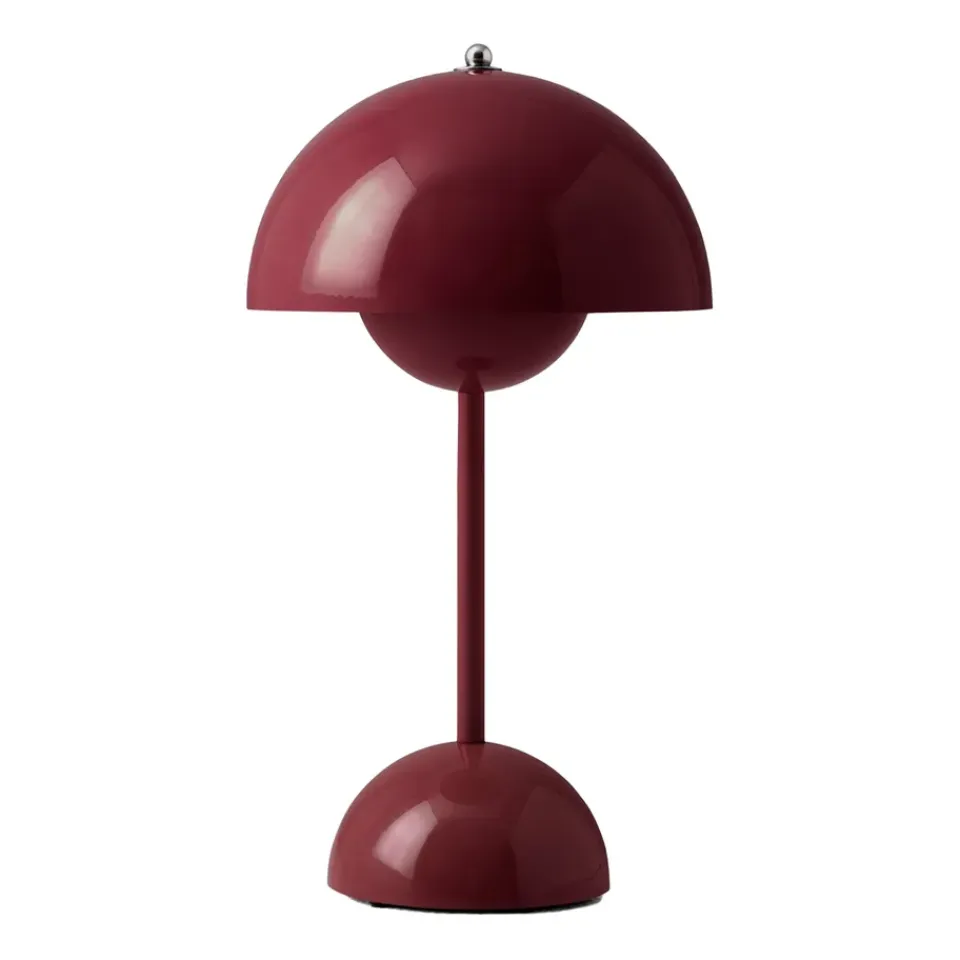 Window Lights|Portable Lighting^&Tradition Flowerpot portable table lamp VP9, Dark plum Purple