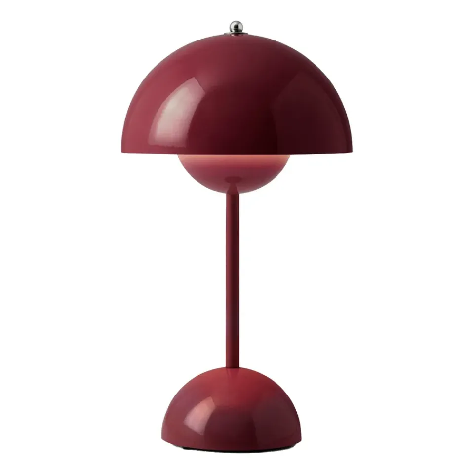 Window Lights|Portable Lighting^&Tradition Flowerpot portable table lamp VP9, Dark plum Purple