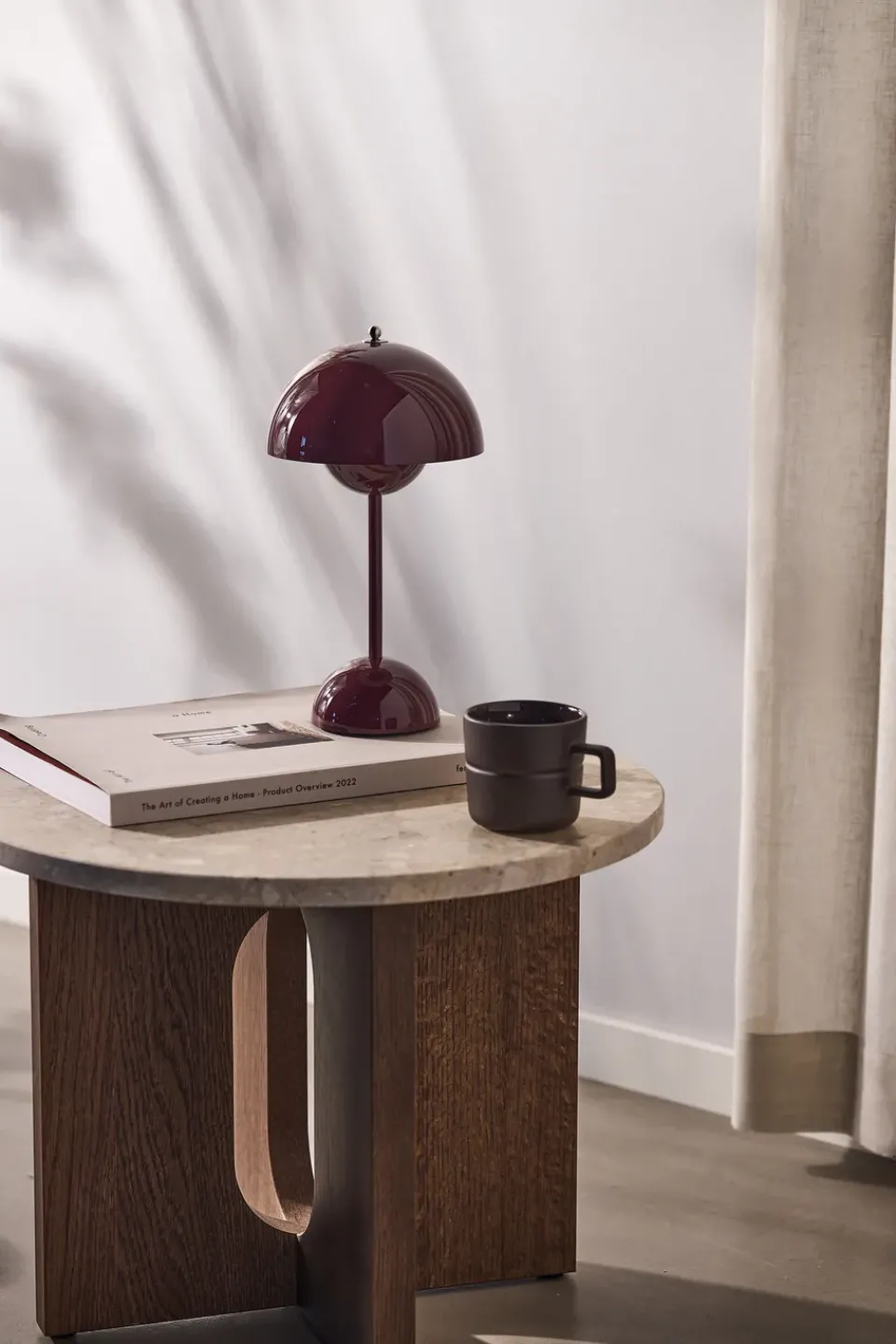 Window Lights|Portable Lighting^&Tradition Flowerpot portable table lamp VP9, Dark plum Purple