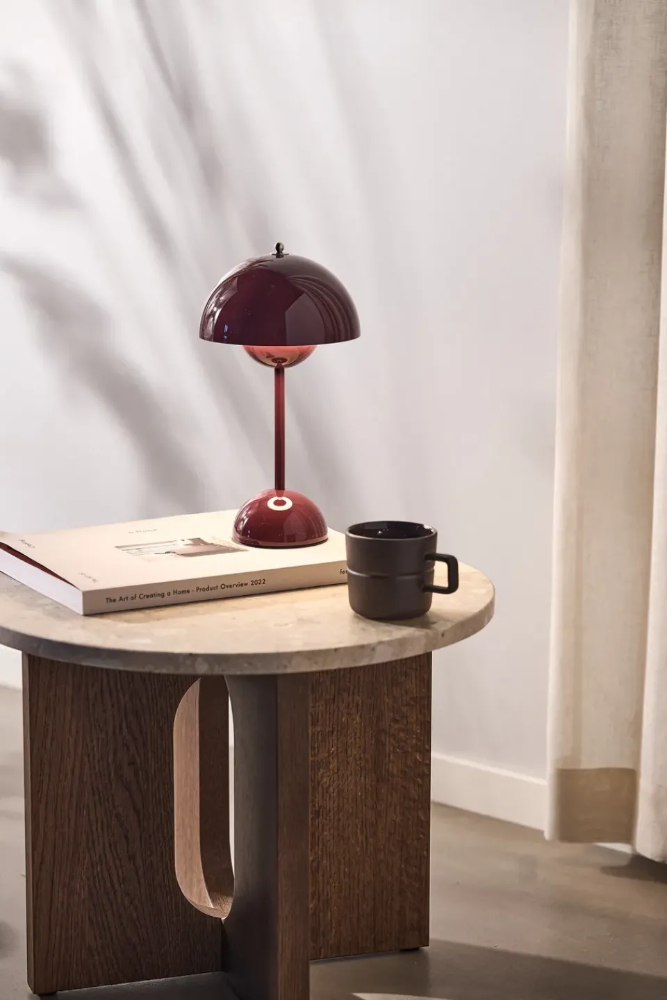 Window Lights|Portable Lighting^&Tradition Flowerpot portable table lamp VP9, Dark plum Purple
