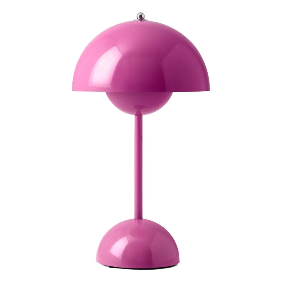 Bedside Lamps|Portable Lighting^&Tradition Flowerpot portable table lamp VP9, Tangy Pink