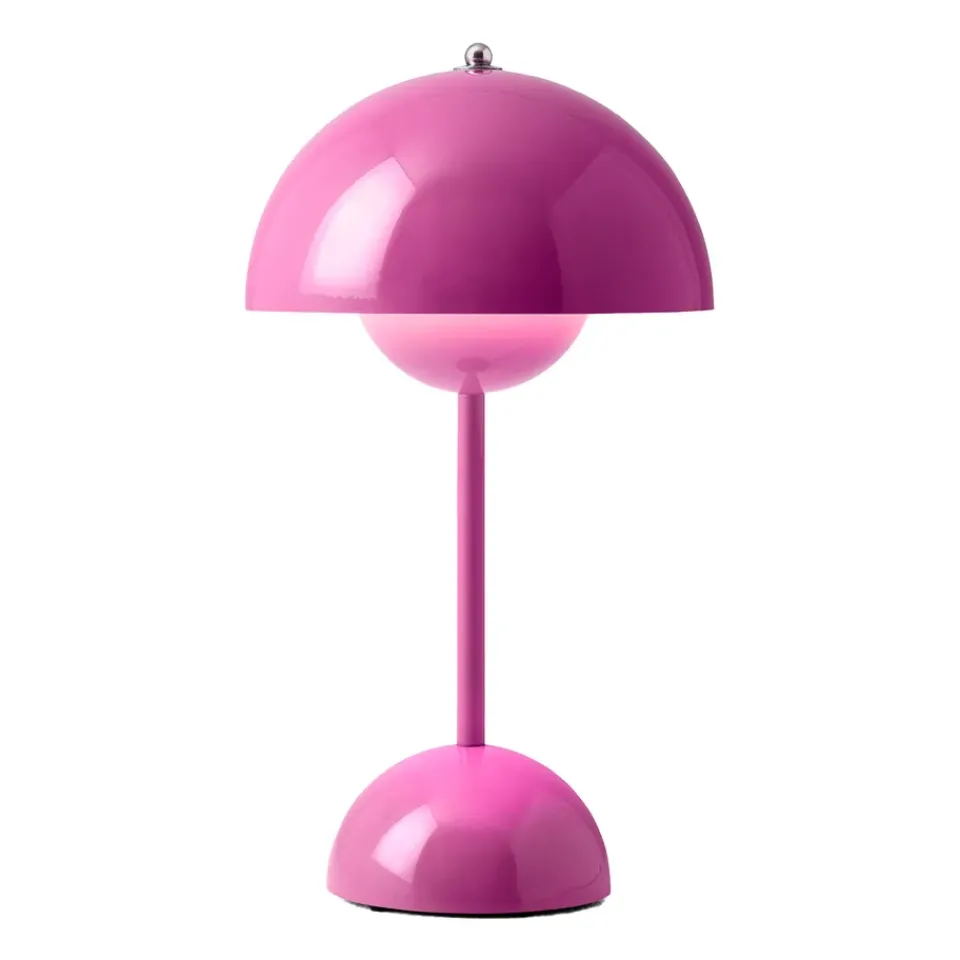 Bedside Lamps|Portable Lighting^&Tradition Flowerpot portable table lamp VP9, Tangy Pink