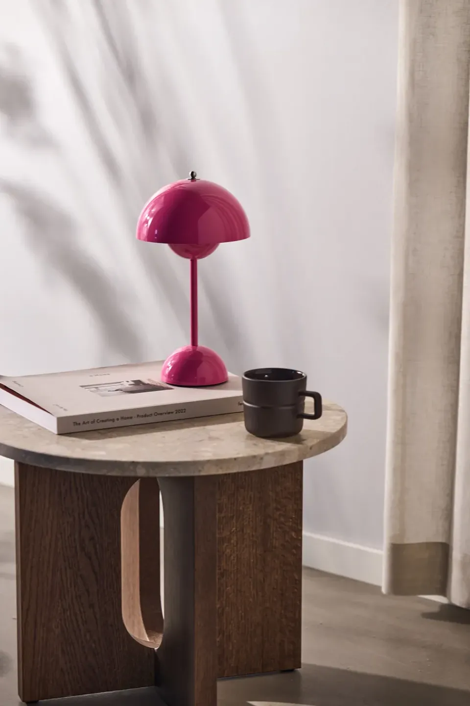 Bedside Lamps|Portable Lighting^&Tradition Flowerpot portable table lamp VP9, Tangy Pink