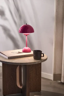 Bedside Lamps|Portable Lighting^&Tradition Flowerpot portable table lamp VP9, Tangy Pink