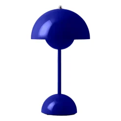 Window Lights|Portable Lighting^&Tradition Flowerpot portable table lamp VP9, Cobalt Blue