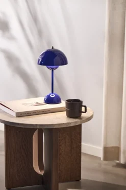 Window Lights|Portable Lighting^&Tradition Flowerpot portable table lamp VP9, Cobalt Blue