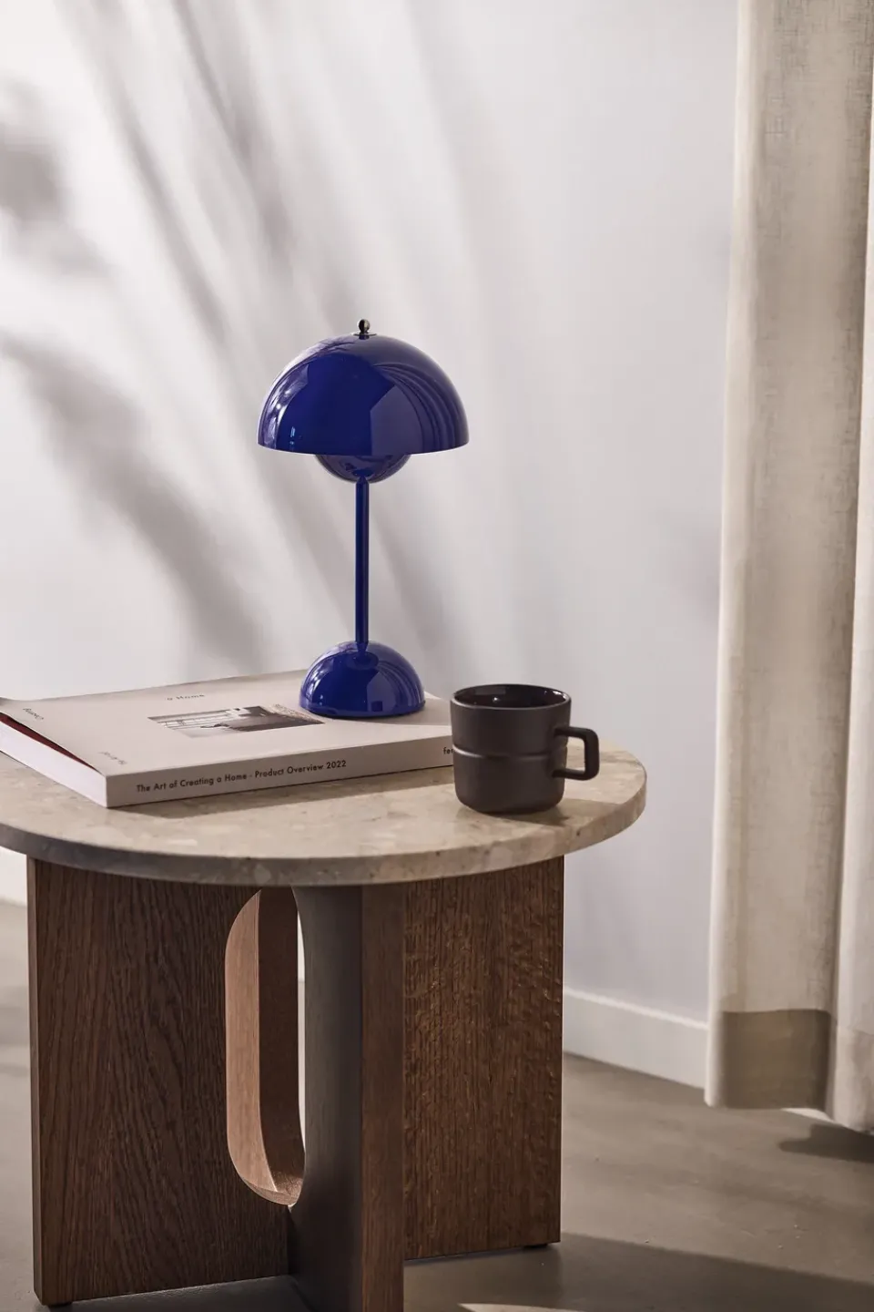 Window Lights|Portable Lighting^&Tradition Flowerpot portable table lamp VP9, Cobalt Blue