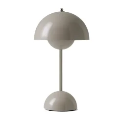 Window Lights|Bedside Lamps^&Tradition Flowerpot portable table lamp VP9, grey beige BeigeGrey