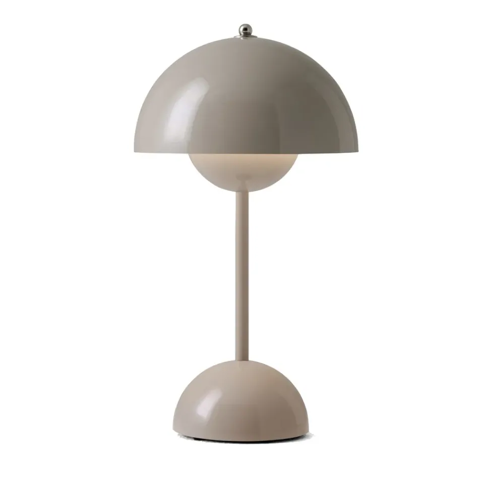 Window Lights|Bedside Lamps^&Tradition Flowerpot portable table lamp VP9, grey beige BeigeGrey