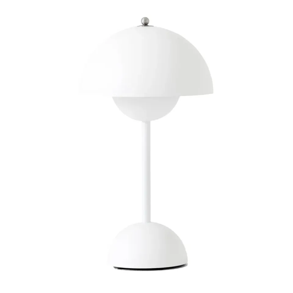 Hot &Tradition Flowerpot portable table lamp VP9, matte White