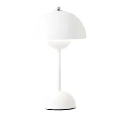 Hot &Tradition Flowerpot portable table lamp VP9, matte White