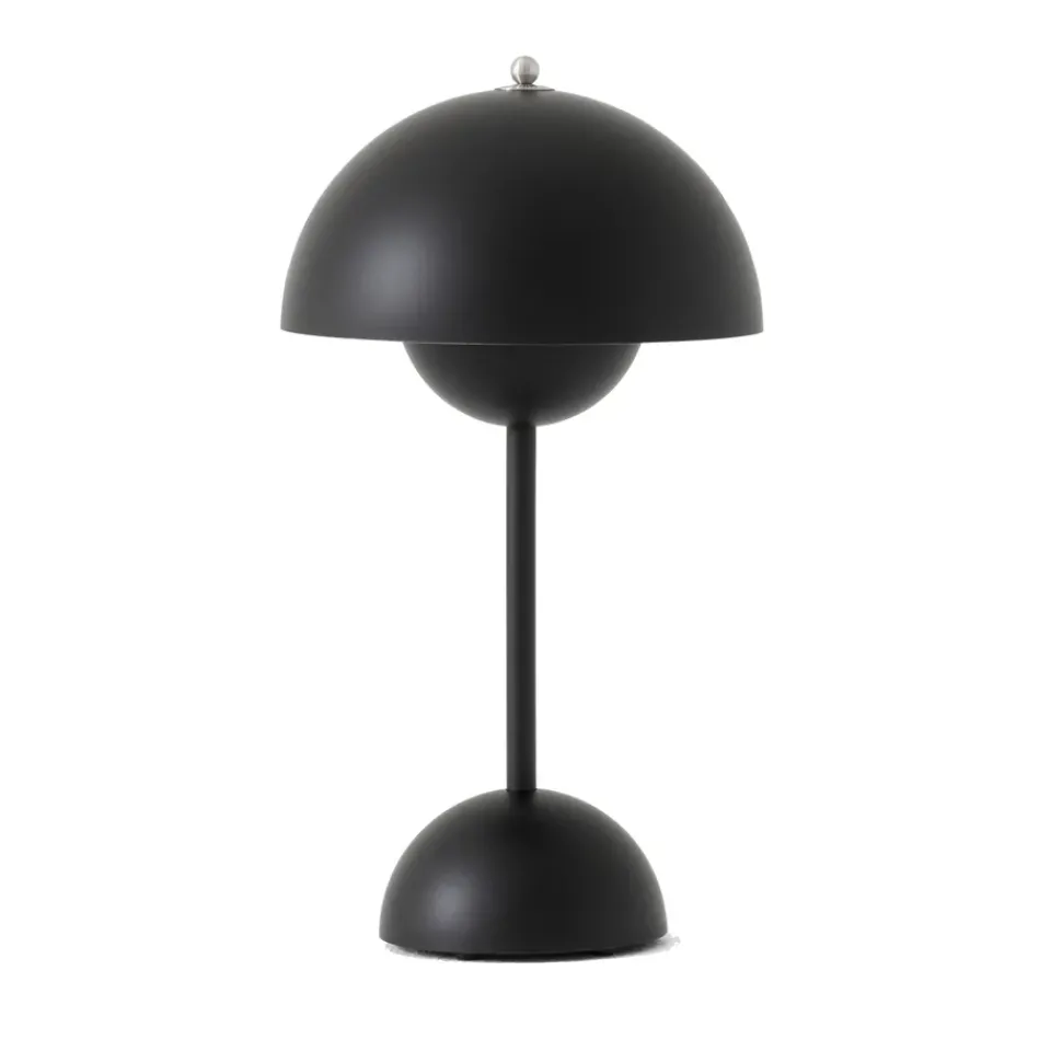 Sale &Tradition Flowerpot portable table lamp VP9, matte Black