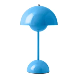 Bedside Lamps|Portable Lighting^&Tradition Flowerpot portable table lamp VP9, Swim Blue