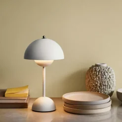 Desk Lamps|Bedside Lamps^&Tradition Flowerpot portable table lamp VP9, matte light Grey