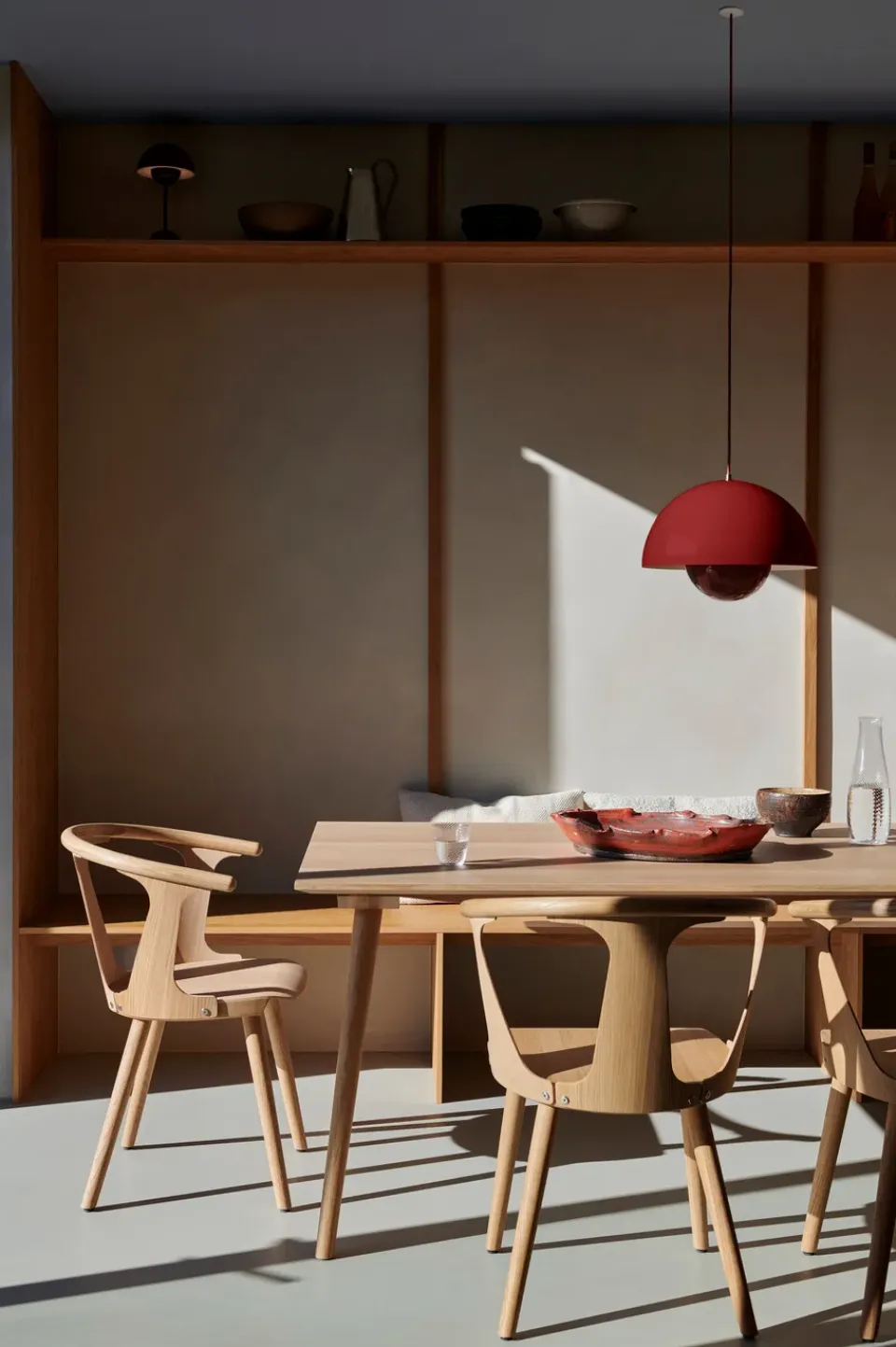 Pendant Lamps^&Tradition Flowerpot VP7 pendant lamp, Vermilion Red