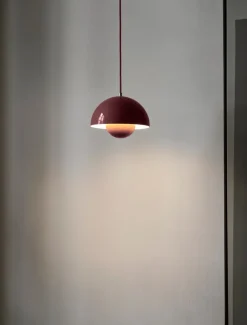 Sale &Tradition Flowerpot VP1 pendant lamp, Dark plum Purple