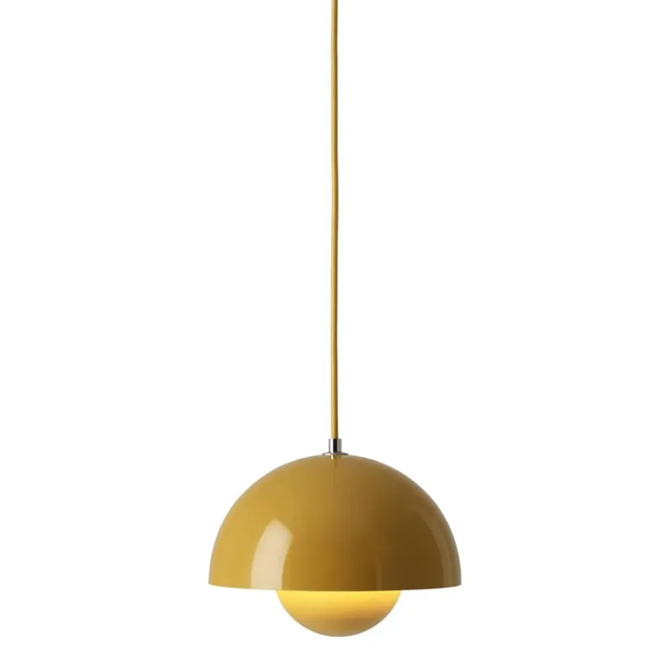 Discount &Tradition Flowerpot VP1 pendant lamp, mustard Yellow