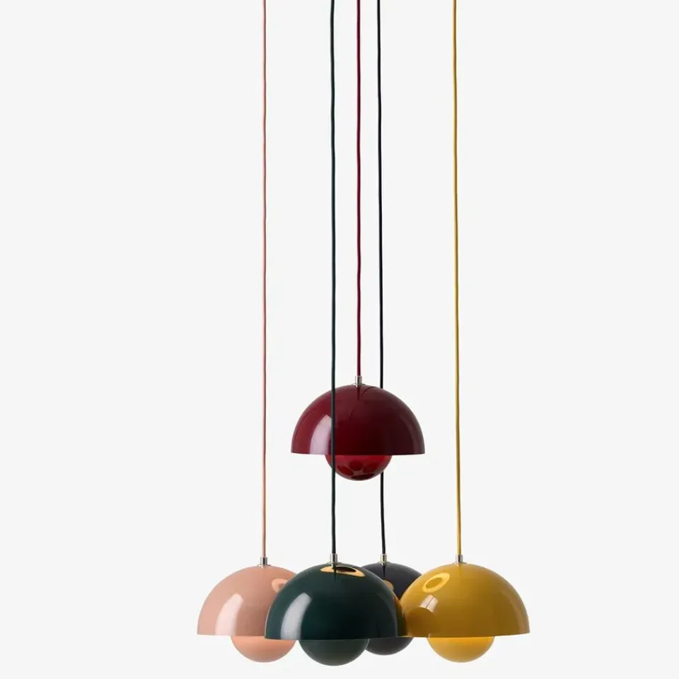 Discount &Tradition Flowerpot VP1 pendant lamp, mustard Yellow