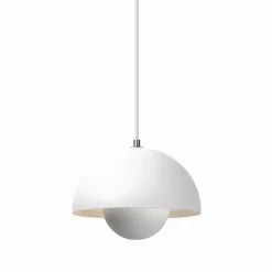 Pendant Lamps^&Tradition Flowerpot VP1 pendant lamp, matte White