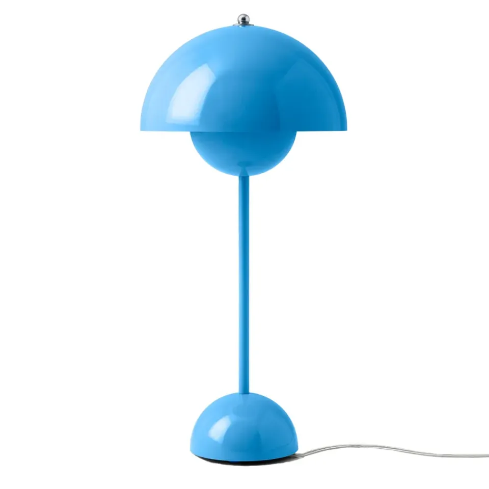 &Tradition FlowerPot VP3 table lamp, Swim Blue