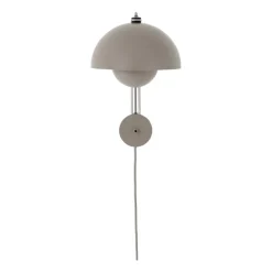 &Tradition Flowerpot VP8 wall lamp, Grey Beige