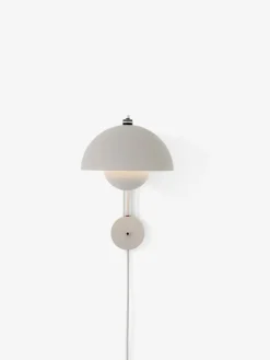 Bedside Lamps|Wall Lights^&Tradition Flowerpot VP8 wall lamp, Matte light- Grey