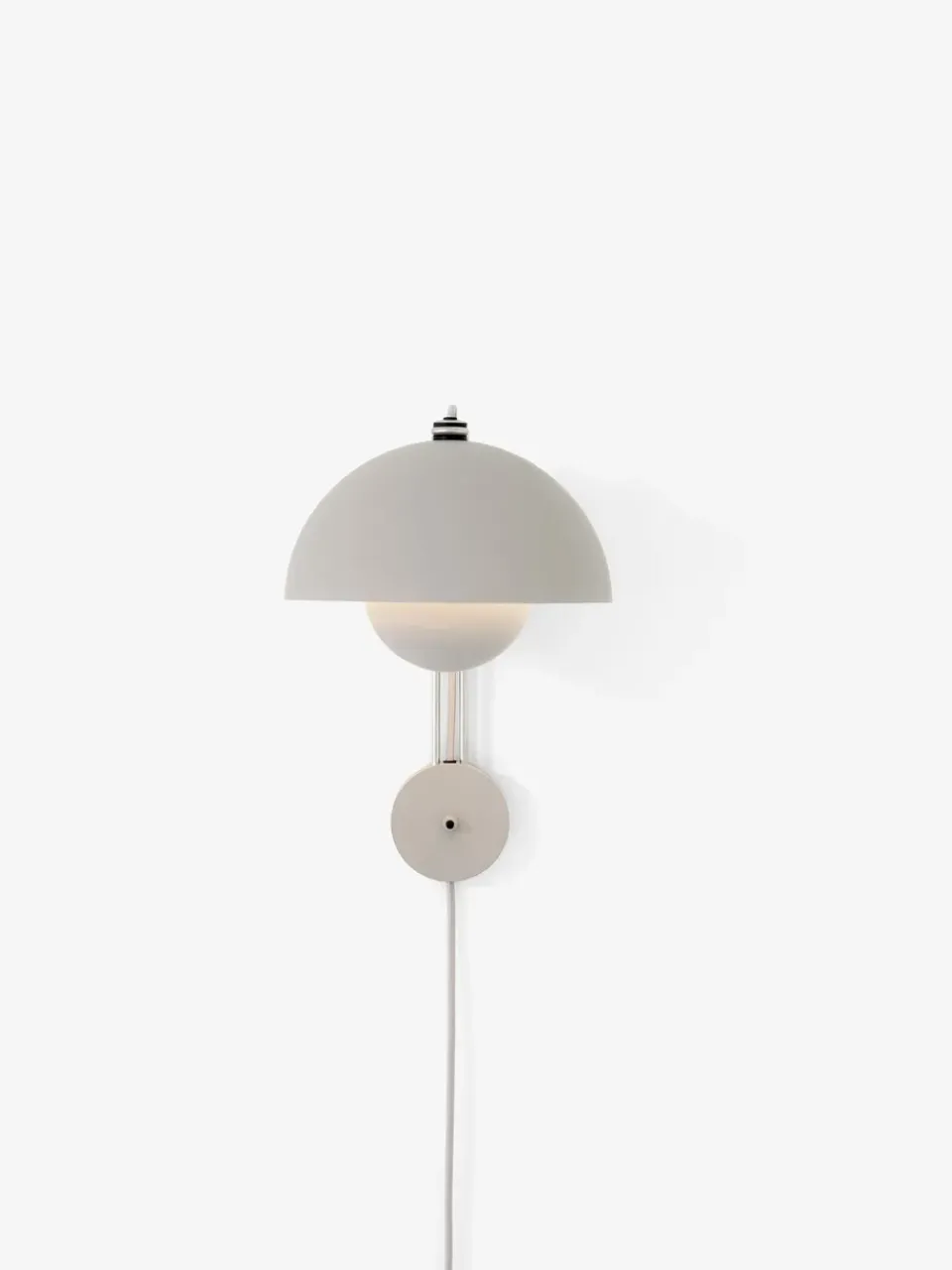 Bedside Lamps|Wall Lights^&Tradition Flowerpot VP8 wall lamp, Matte light- Grey