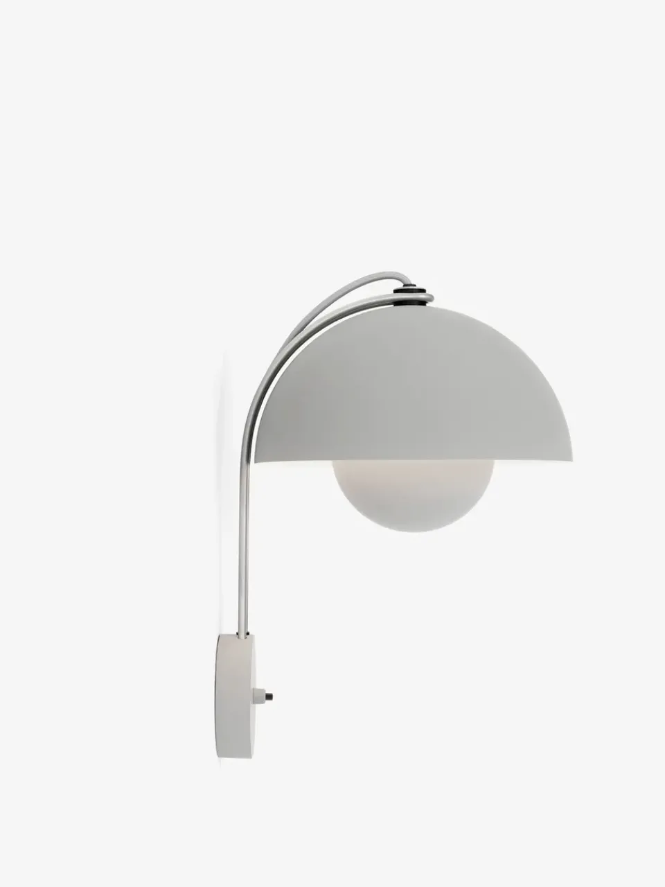 Bedside Lamps|Wall Lights^&Tradition Flowerpot VP8 wall lamp, Matte light- Grey